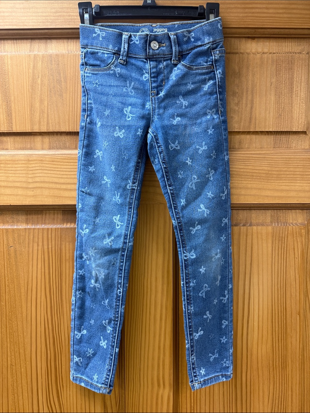 wonder nation Blue Bow & Star Print Jeggings